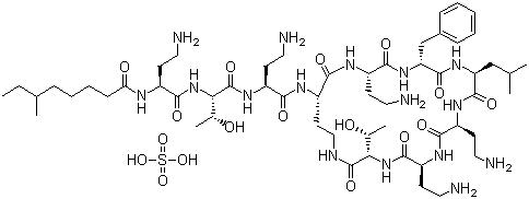 武汉欣欣佳丽生物科技有限公司 硫酸多粘菌素b 结构式搜索 cas