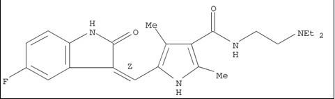 武汉市星熠艾克生物医药有限责任公司 > 舒尼替尼  结构式搜索 cas