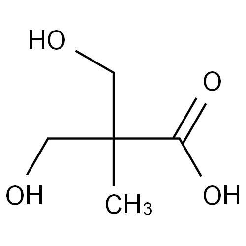 2,2-二羟甲基丙酸结构式图片|4767-03-7结构式图片